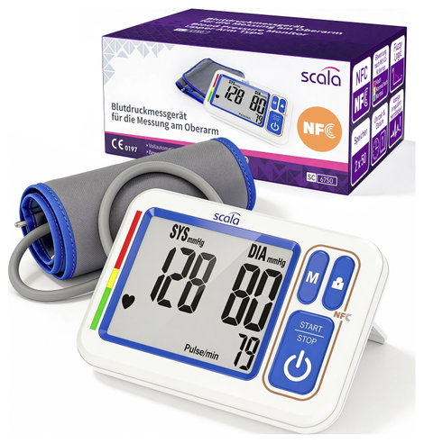 Scala SC 6750 NFC 06750 Vérnyomásmérő Felkar 3. kép
