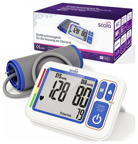 Scala SC 6750 NFC 06750 Vérnyomásmérő Felkar 4. kép