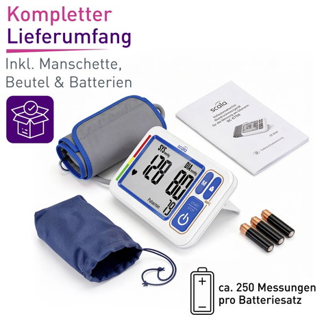 Scala SC 6750 NFC 06750 Vérnyomásmérő Felkar 9. kép