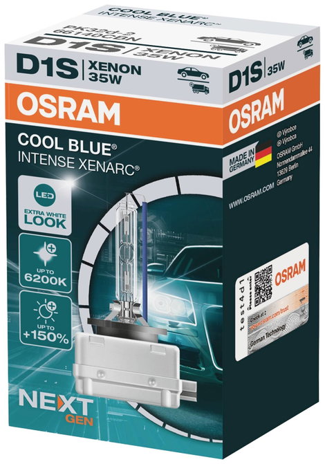 OSRAM 66140CBN Xenon fényforrás Xenarc Cool Blue D1S 35 W 85 V 2. kép