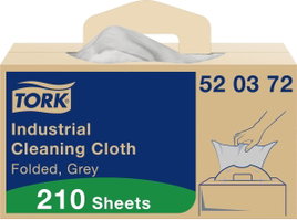 TORK 520372 Ipari tisztítókendők szürke W7, 1 x 210 törlőkendők Mennyiség: 210 db