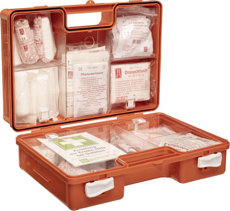 B-SAFETY BR364021 Elsősegély táska Ö-Norm Z 1020-1 310 x 210 x 130 Narancs 2. kép