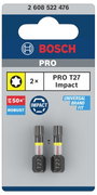Bosch Accessories 2608522476 Kerek hatlap bit 2 részes T profil 2. bélyegkép