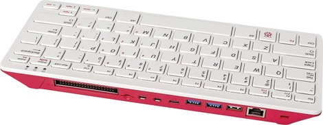 Raspberry Pi® PI400FR Desktop Computer-Kit Raspberry Pi® 400 4 GB 4 x 1.8 GHz Tápegységgel, Egérrel, 5. kép