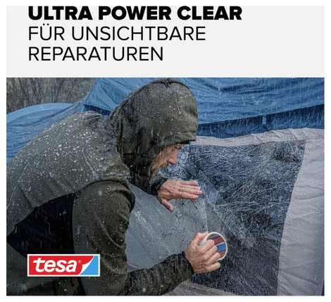 tesa ULTRA POWER CLEAR 56496-00000-00 Repair tape Átlátszó (H x Sz) 10 m x 48 mm 1 db 2. kép