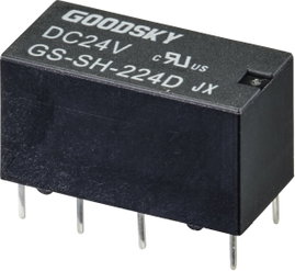 GoodSky GS-SH-224D Nyák relé 24 V/DC 2 A 2 váltó 1 db tubus