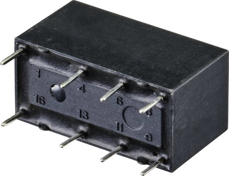 GoodSky GS-SH-224T Nyák relé 24 V/DC 2 A 2 váltó 1 db tubus 2. kép