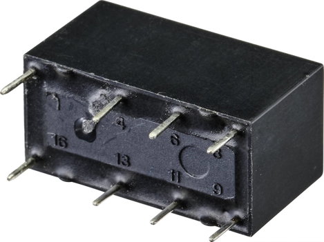GoodSky GS-SH-212D Nyák relé 12 V/DC 2 A 2 váltó 1 db tubus 2. kép