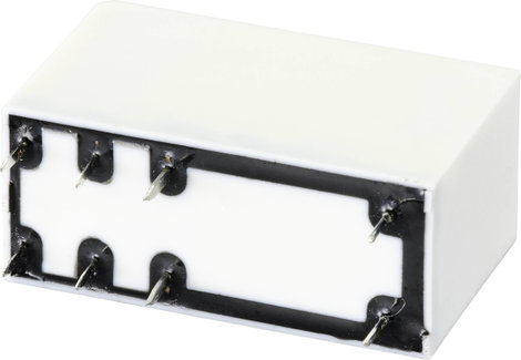 GoodSky EMI-SS-224FI Nyák relé 24 V/DC 8 A 2 váltó 1 db tubus 2. kép