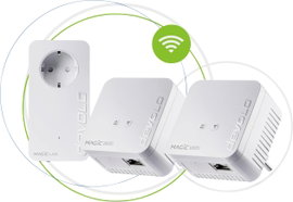 Devolo Magic 1 WiFi mini Multiroom Kit Powerline WLAN hálózati készlet 8570 DE Powerline, WLAN 1200 