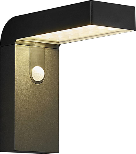 Nordlux Napelemes kültéri fali lámpa EEK: G (A - G) Alya 2118231003 LED 5 W Fekete