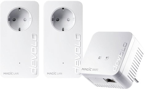 Devolo Magic 1 WiFi mini Multimedia Power Kit Powerline hálózati készlet 8729 DE Powerline 1200 MBit