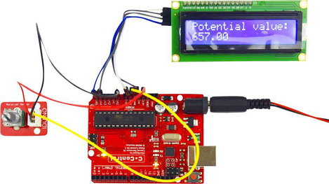 Iduino SE031 Potenciométer 1 db Alkalmas: Arduino 4. kép