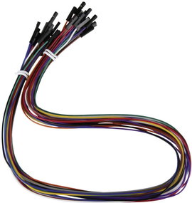 Joy-it RB-CB3-050 Jumpe kábel Raspberry Pi, Banana Pi, Arduino [20x Áthidaló huzal alj - 20x Áthidal