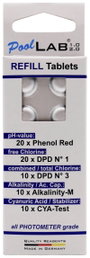 Water ID Nachfüllpack Reagenztabletten PoolLab Tabletták bélyegkép