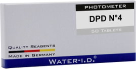 Water ID 50 Tabletten DPD N°4für PoolLAB Tabletták