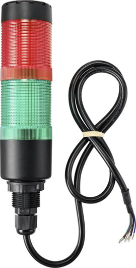 LED-es jelzőoszlop, piros/zöld, TRU Components TC-9539292