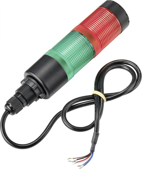 LED-es jelzőoszlop, piros/zöld, TRU Components TC-9539292 2. kép