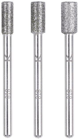 Wolfcraft 5987000 Gyémánt csiszolótoll készlet, hengeres, 3 részes. 1 készlet