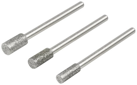 Wolfcraft 5987000 Gyémánt csiszolótoll készlet, hengeres, 3 részes. 1 készlet 2. kép