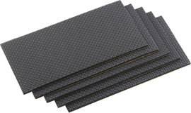 Metafranc WU0645726 Bútorlap Öntapadó, Négyszögletes Fekete (H x Sz) 200 mm x 100 mm 1 készlet