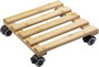 Metafranc WU0825340 Virágos kocsi Bambusz Terhelés (max.): 60 kg 300 mm x 300 mm x 74 mm Görgők szám bélyegkép