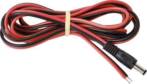 TRU COMPONENTS TC-9556652 Kisfeszültségű csatlakozóvezeték Kisfeszültségű dugó - Kábel, nyitott vége 2. kép