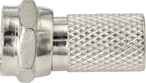 TRU COMPONENTS TC-9556792 F dugó Csatlakozók: F csatlakozódugó Ø (kábel tartóval): 7.3 mm 1 db 3. kép