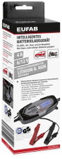 Eufab Intelligentes Batterieladegerät 6/12V 4A, auch für Lithiumbatterien 16647 Autós töltőkészülék, 2. bélyegkép