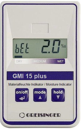 Greisinger GMI15-plus Anyagnedvesség mérő Mérési tartomány (épület nedvességtartalom) 0.0 - 8.0 % Mé