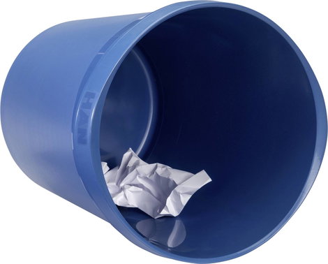HAN Papierkorb GRIP KARMA 18198-16 Papírkosár 18 l (Ø x Ma) 312 mm x 350 mm Műanyag Ökokék 1 db 2. kép