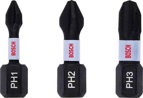 Bosch Accessories Bosch Power Tools 2608522470 Kereszthornyú bit 3 részes Kereszthornyú Phillips