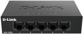 D-Link DGS-105GL/E Hálózati switch 5 port 1 GBit/s