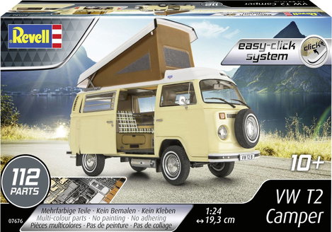 Revell RV 1:24 VW T2 Camper 1:24 Modell busz 8. kép