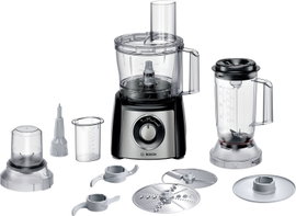 Bosch Haushalt MCM3PM386 Konyhagép 900 W Nemesacél, Fekete