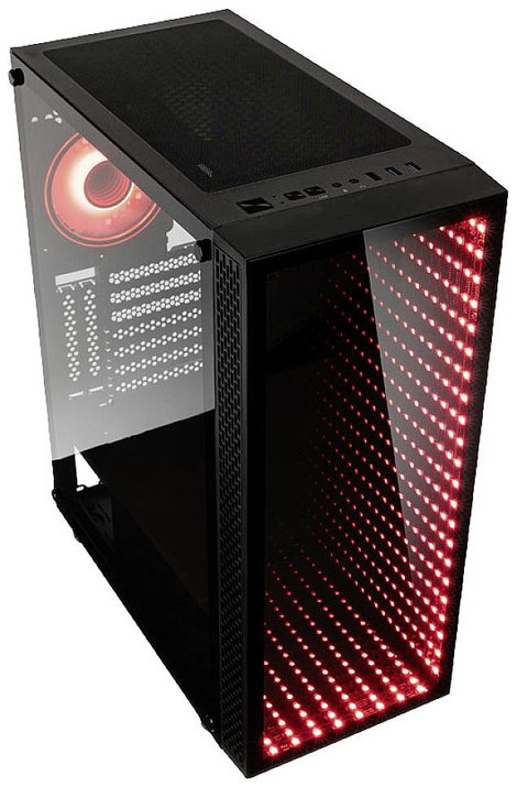 Kolink VOID RIFT Midi torony Gaming doboz, Ház Fekete 2. kép