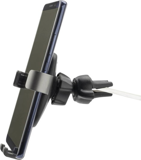 4Smarts 469302 Szellőzőrács Autós mobiltelefon tartó 360 °-ban forgatható 62 - 90 mm 3. kép