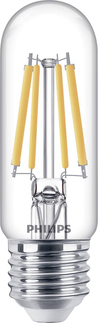 Philips Lighting 871951436132400 LED EEK E (A - G) E27 Rúd forma 6.5 W = 60 W Melegfehér (Ø x H) 32