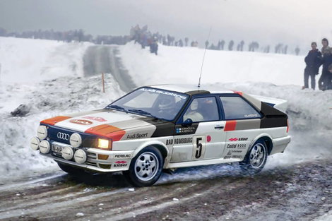 Italeri 3642 Audi Quattro Rally Autómodell építőkészlet 1:24 2. kép