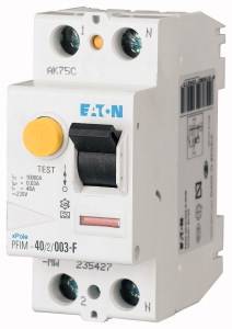 Eaton 187450 PFIM-40/2/003-G/F FI védőkapcsoló Kevert frekvenciához G/F 40 A 0.03 A 230 V 3. kép