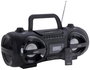 UNIVERSUM BB 500-20 Ghetto-Blaster URH AUX, Bluetooth®, CD, SD, USB Táviránytóval, Hangulatfény Feke 4. bélyegkép