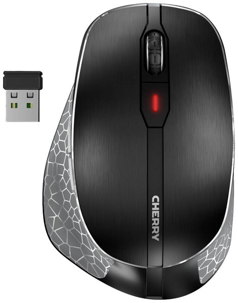 CHERRY JW-8600 WLAN egér Rádiójel vezérlésű Optikai Fekete 6 Gombok 3200 dpi