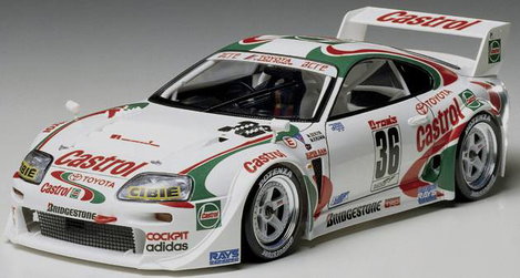 Tamiya 300024163 Castrol Toyota Tom´s Supra GT Autómodell építőkészlet 1:24 2. kép