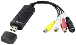 Videó digitalizáló videószerkesztő szoftverrel, Plug and Play, Technaxx TX-20