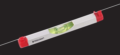 TOOLCRAFT TO-7084002 Zsinór vízmérték 100 mm 1 mm/m 2. kép