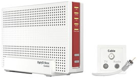 AVM FRITZ!Box 6690 Cable WLAN router modemmel Beépített modem: Kábel 2.4 GHz, 5 GHz 6000 MBit/s