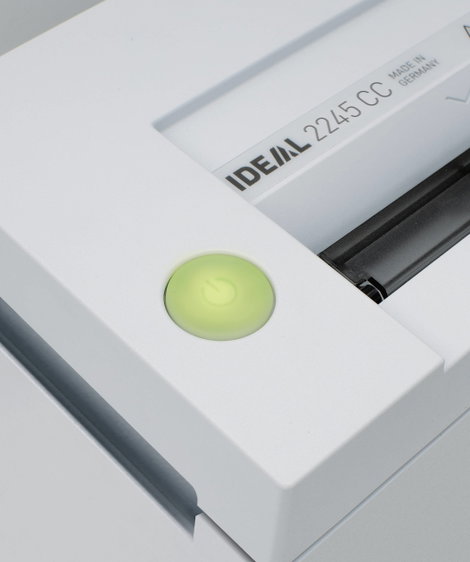 Ideal Office 2245 CC 2x15 Iratmegsemmisítő 4 lap Részecskevágás 2 x 15 mm P-5 20 l Szintén megsemmis 2. kép