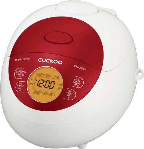 Cuckoo CR-0351F Úti főző Fehér, Piros 14. kép