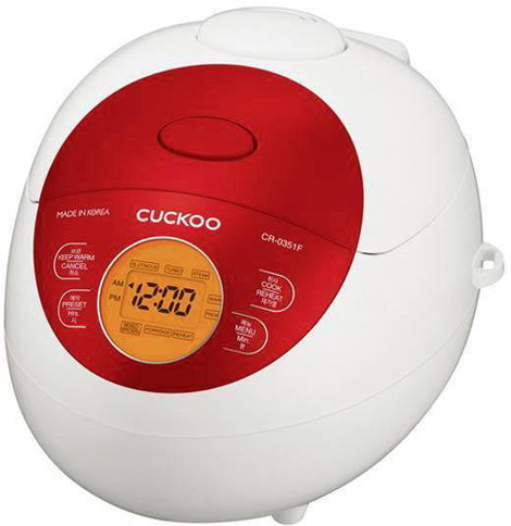 Cuckoo CR-0351F Úti főző Fehér, Piros 2. kép