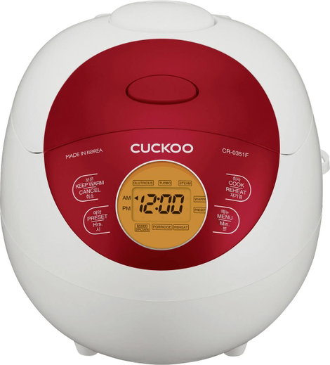 Cuckoo CR-0351F Úti főző Fehér, Piros 9. kép